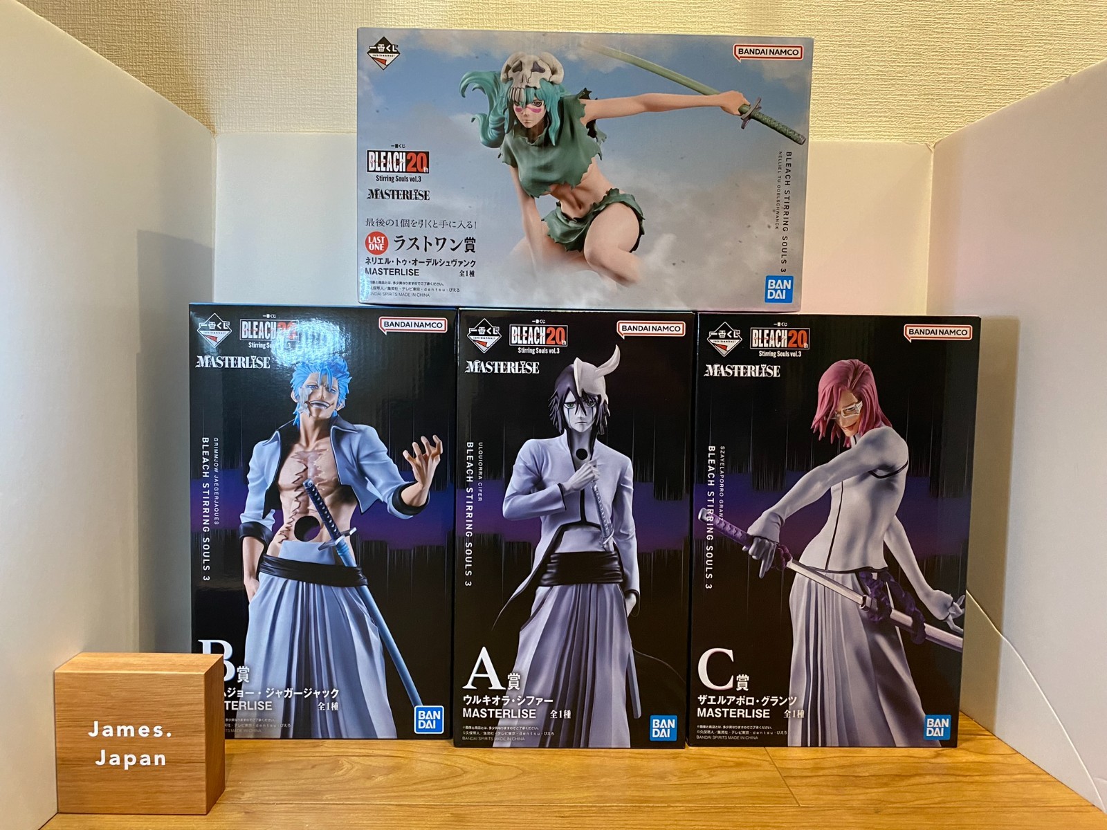 BANDAI Ichiban Kuji BLEACH 20th Stirring Souls Vol 3 A B C Last