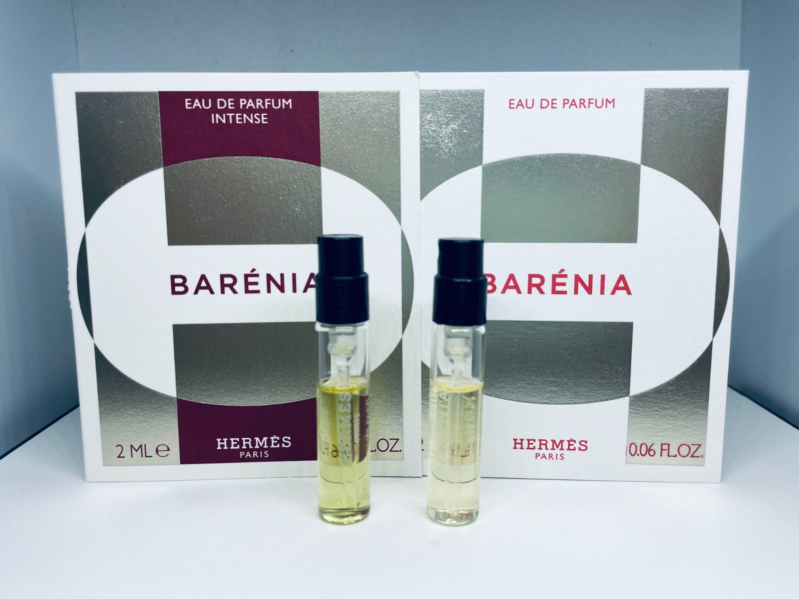 Hermes Barenia Eau De Parfum & Barenia Intense Sample Spray 2ml