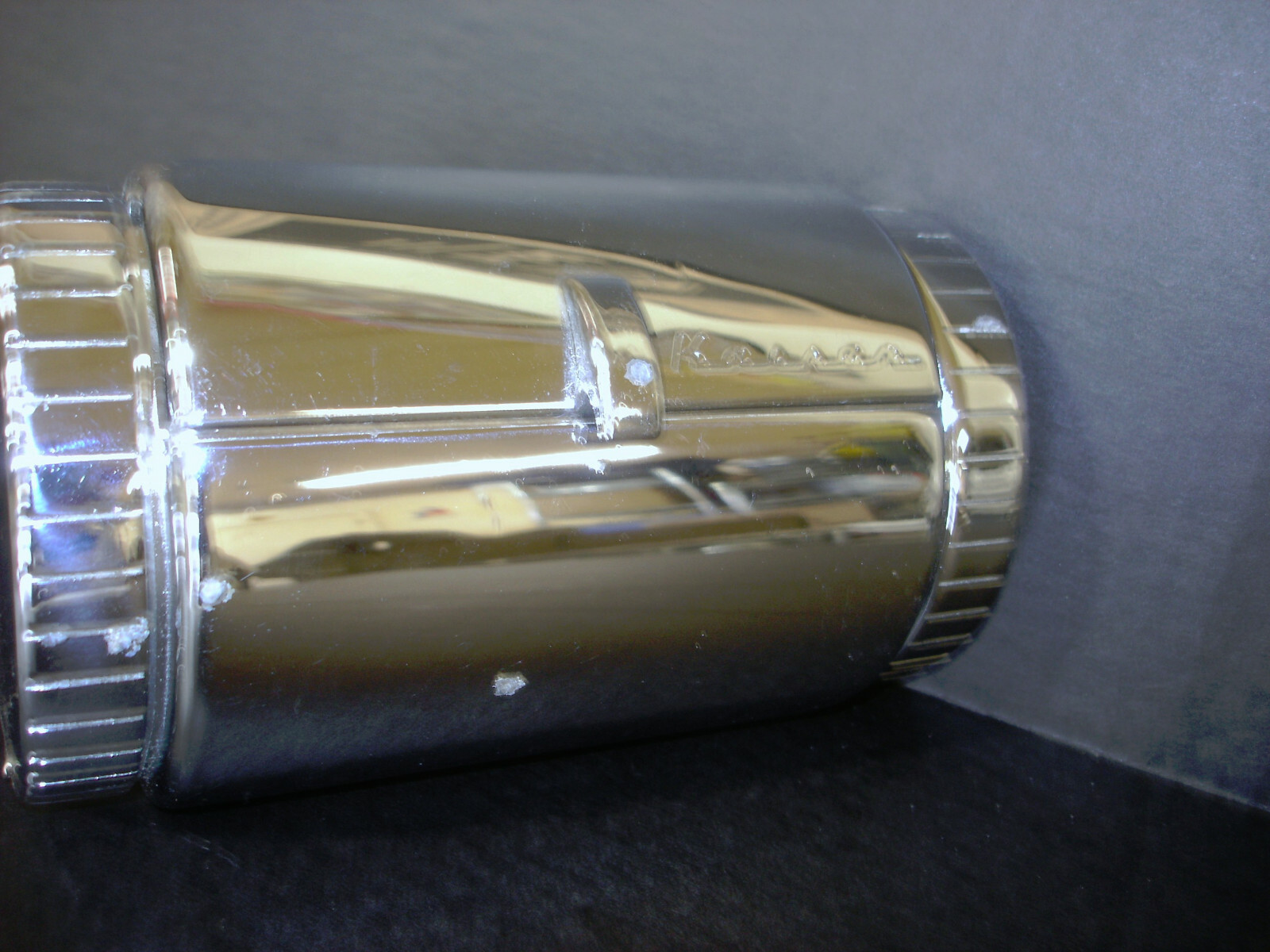 VINTAGE 1951-1955 Kaiser Chrome Original Ash Tray With Flip Up Lid