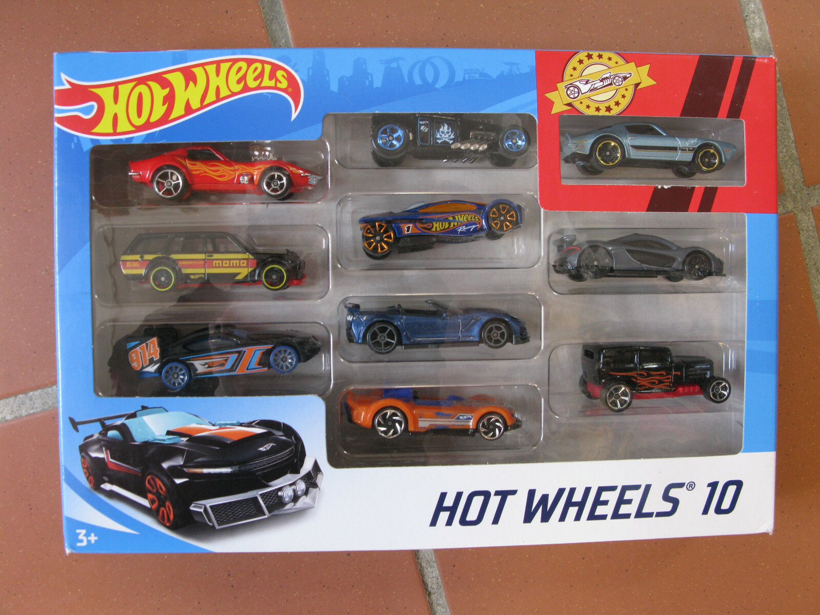Mattel Hot Wheels Boxset Pack 10 Cars With 1 Car Exclusive 2019 | eBay