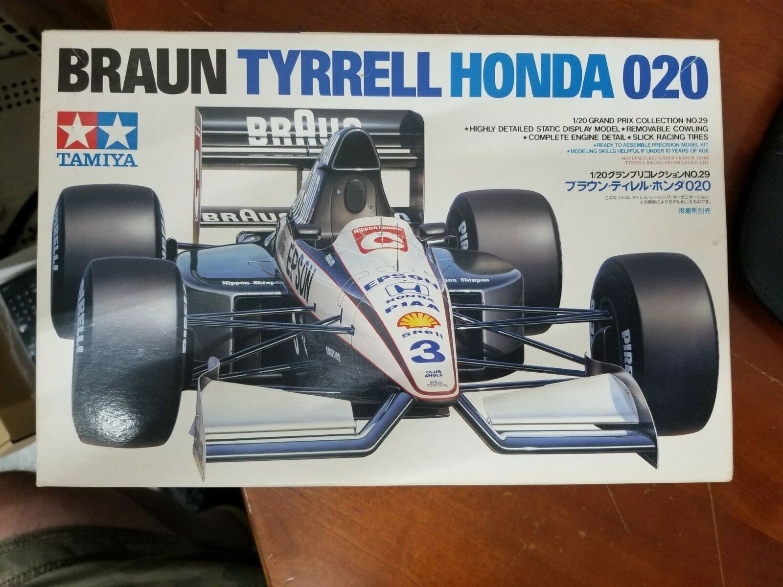 Tamiya - Braun Tyrrell Honda 020 Model Kit (20029, Japanese) | eBay