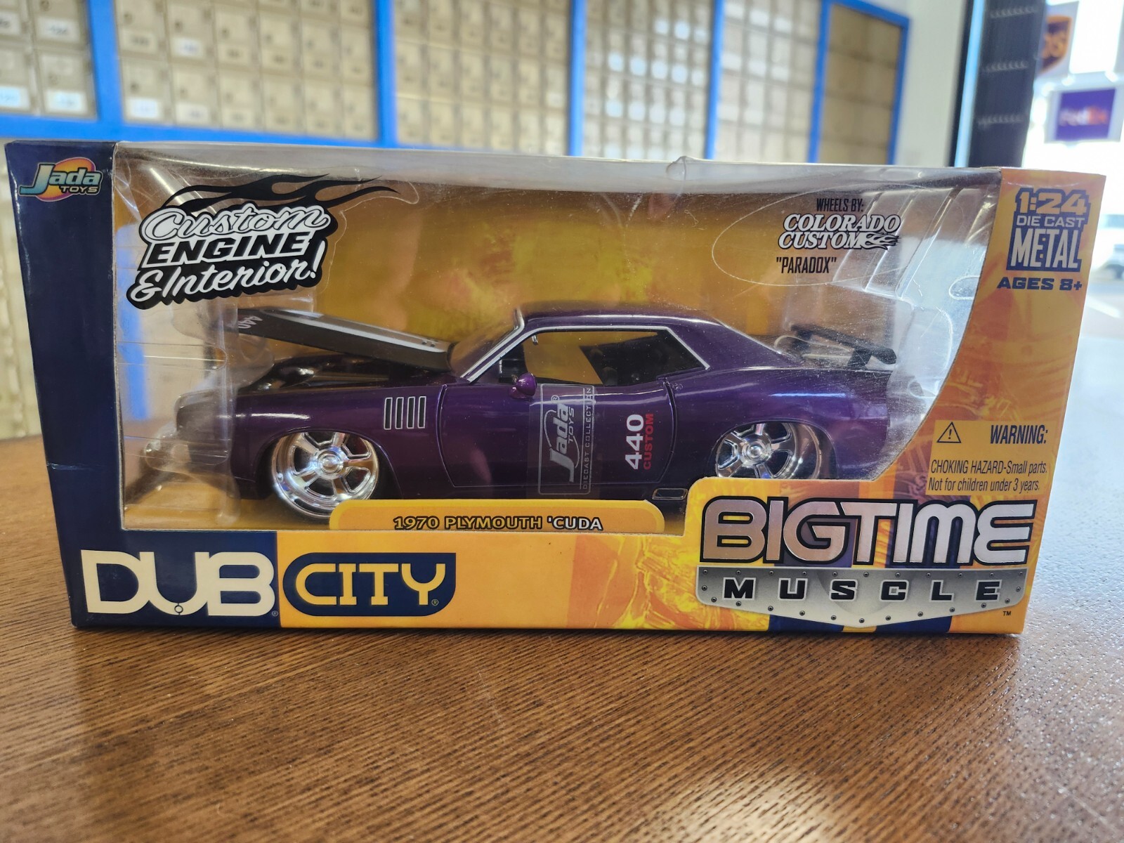2005 Jada Toys Dub City Big Time Muscle 1970 Plymouth Cuda w