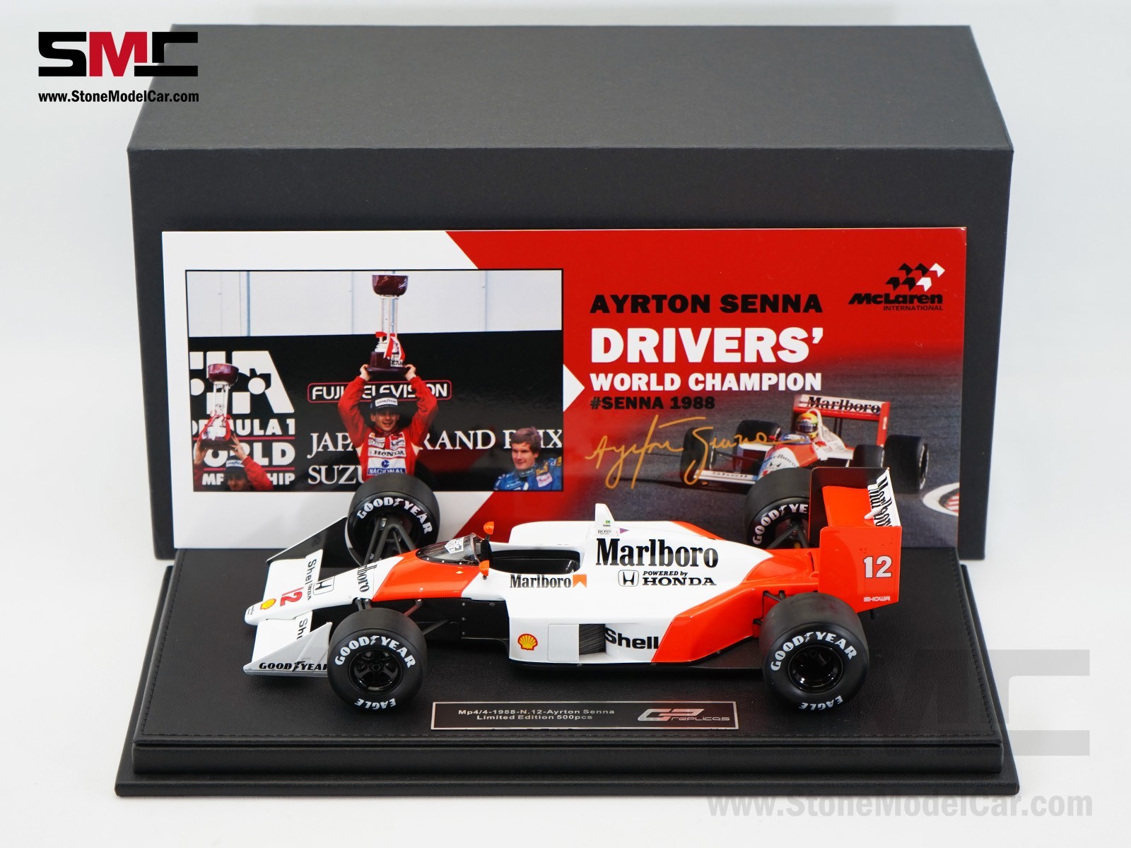 Mclaren MP4/4 Ayrton Senna 1988 F1 World Champion 1:18 GP REPLICAS