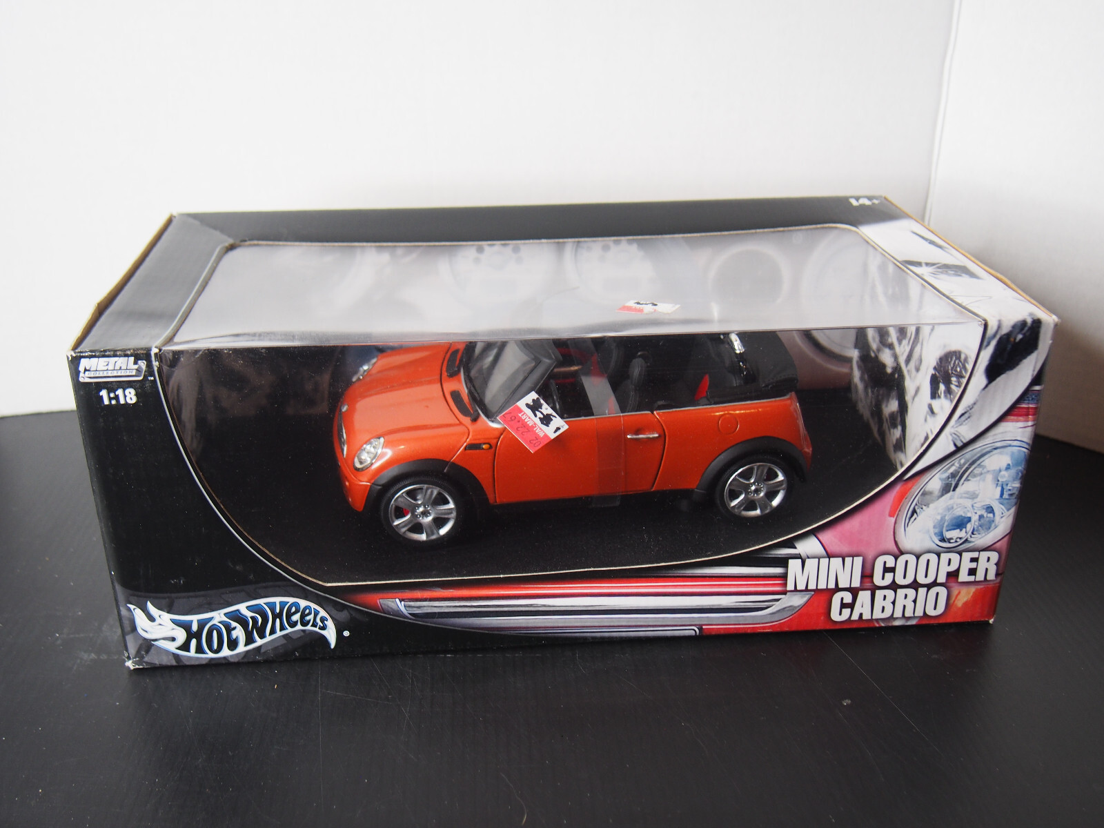 HOT WHEELS 1/18 B6048 MINI COOPER CABRIO - RED | eBay
