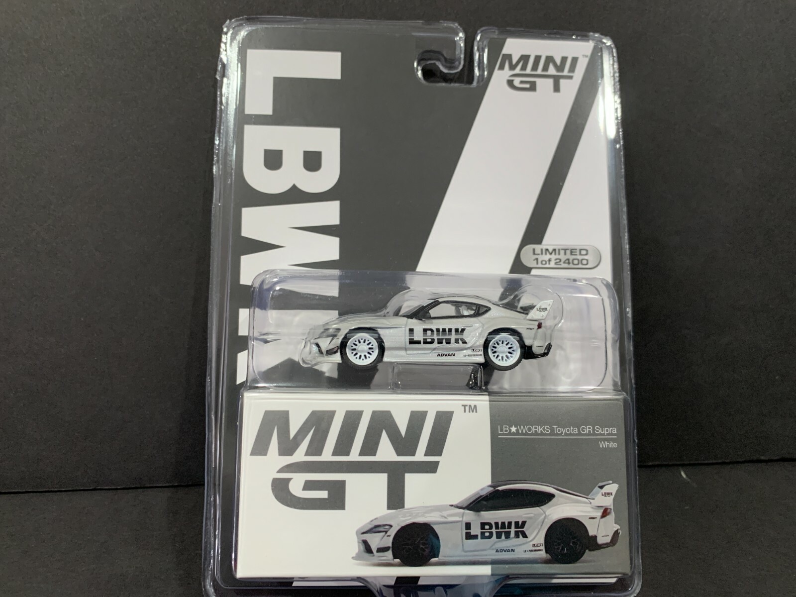 Mini GT LB WORKS Toyota GR Supra White LBWK MGT00235 1/64 CHASE | eBay