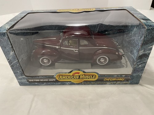 ERTL AMERICAN MUSCLE 1940 FORD DELUXE COUPE 1/18 SCALE DIE-CAST