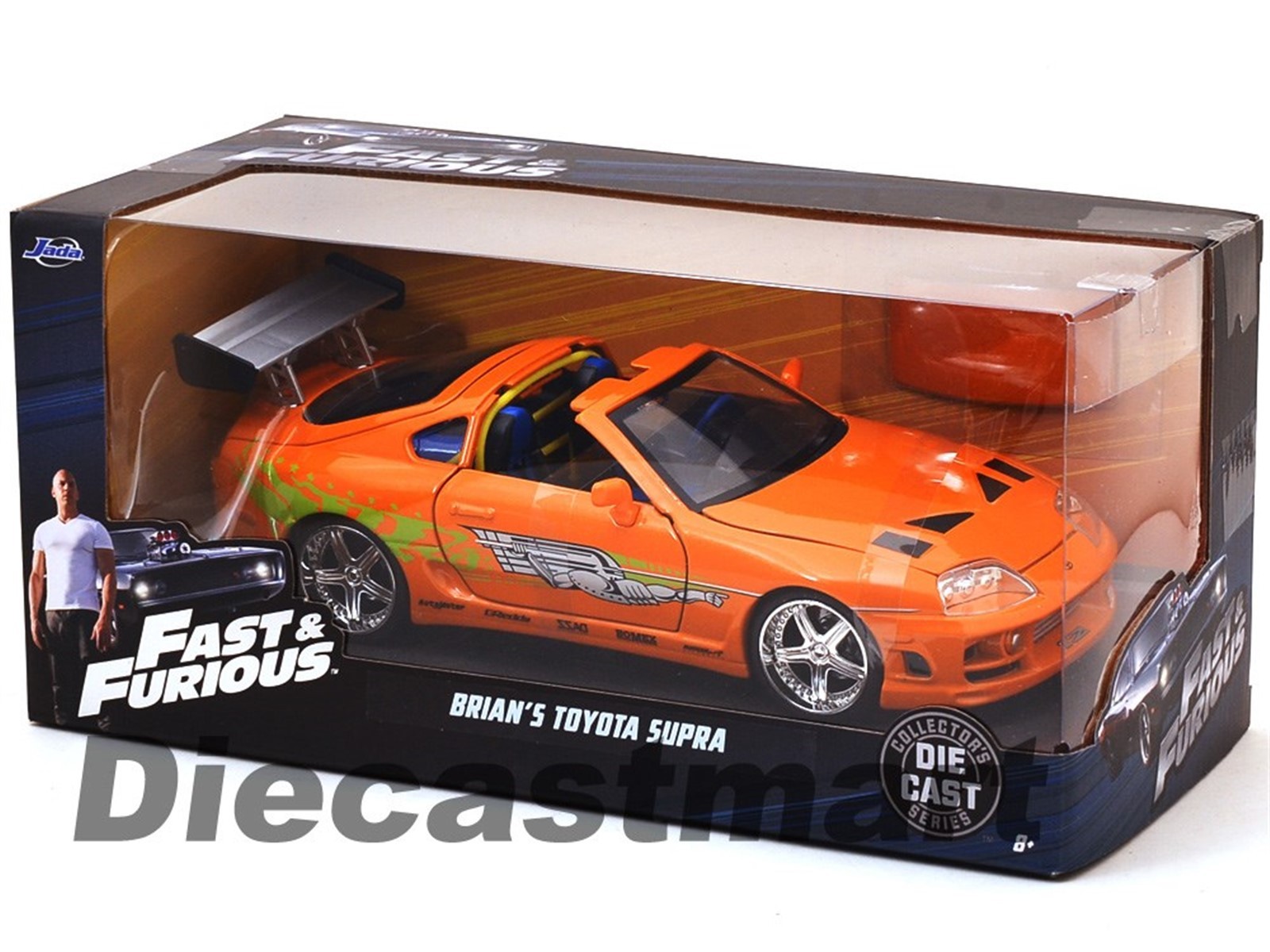 JADA 97168 THE FAST AND FURIOUS BRIAN'S TOYOTA SUPRA 1:24 DIECAST