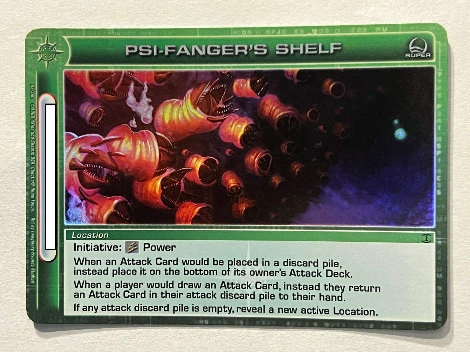 Chaotic 93/100 Psi-Fanger's Shelf Super Rare Holo Foil Location