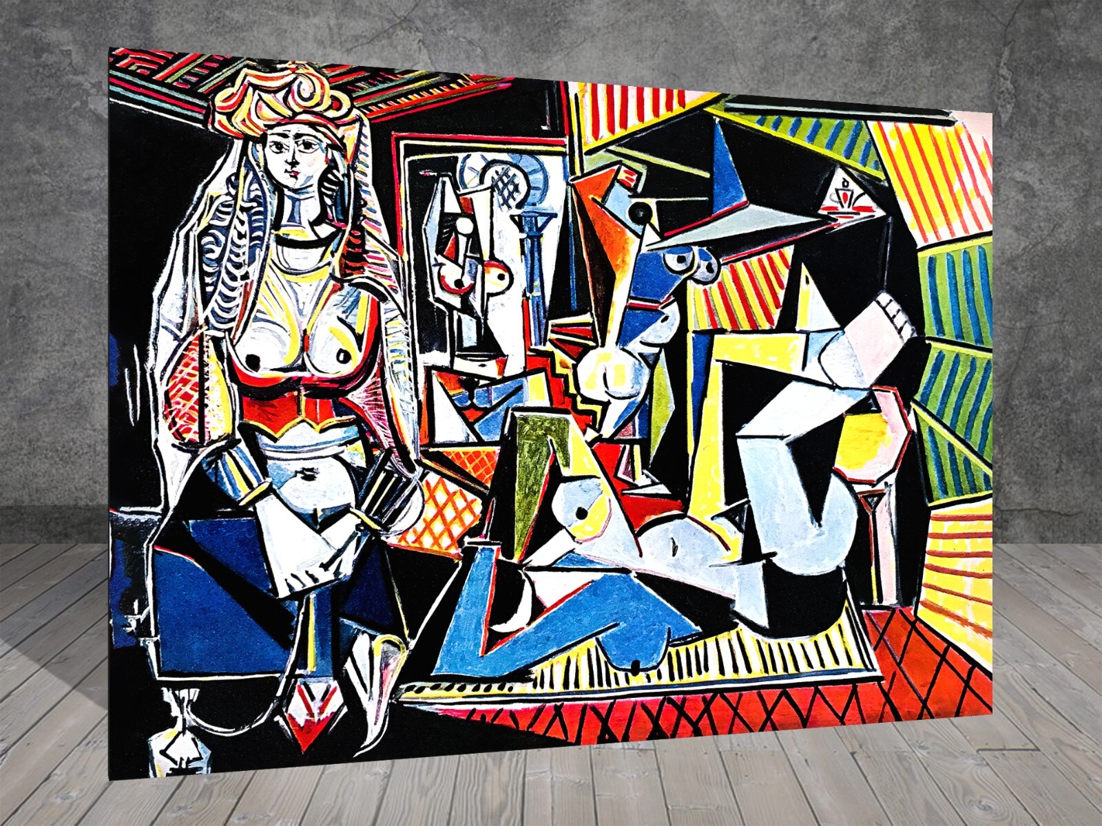 Pablo Picasso Women of Algiers CUBISM CANVAS PAINTING ART PRINT