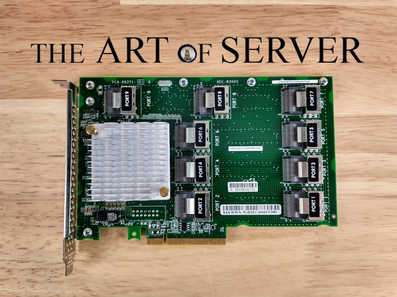 HP 12Gb SAS-3 36-port Expander Card AEC-83605 727253 727252 761879