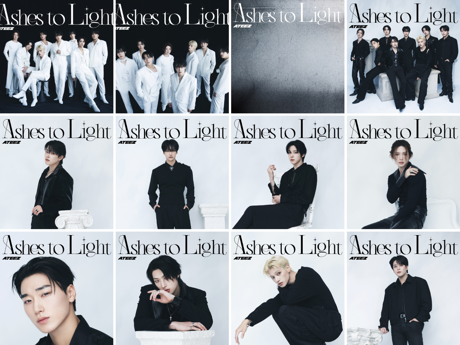 ATEEZ JAPAN 2nd FULL ALBUM Ashes to Light ALL ver. SEALED CD