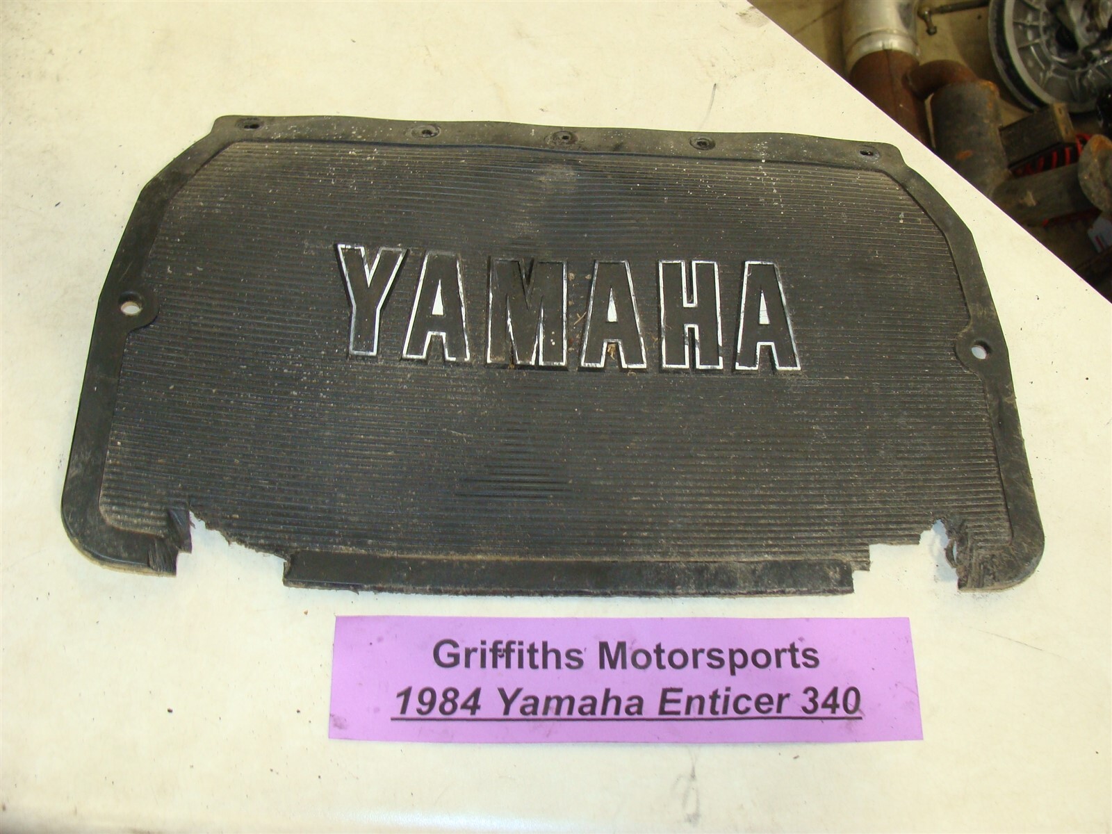 1984 YAMAHA ENTICER ET340 oem rear snowflap snow mud flap | eBay