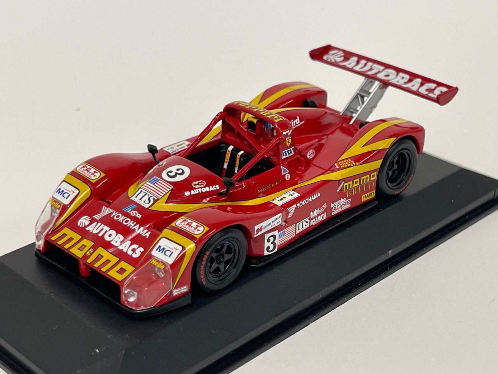 1/43 Minichamps Ferrari 333 SP Momo car #3 1997 24 Hours of Le