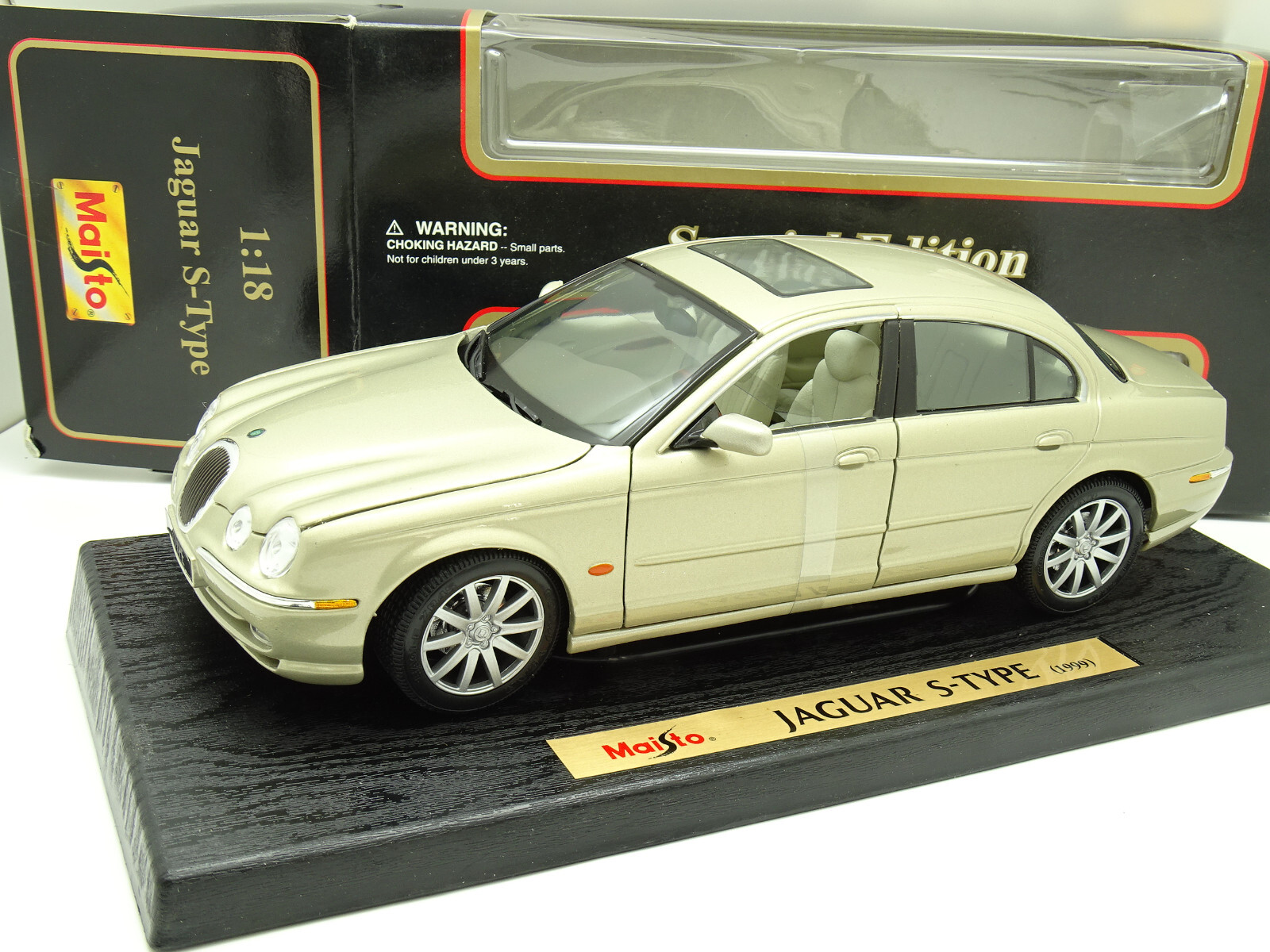 Maisto 1/18 - Jaguar S Type 1999 Beige Métal | eBay
