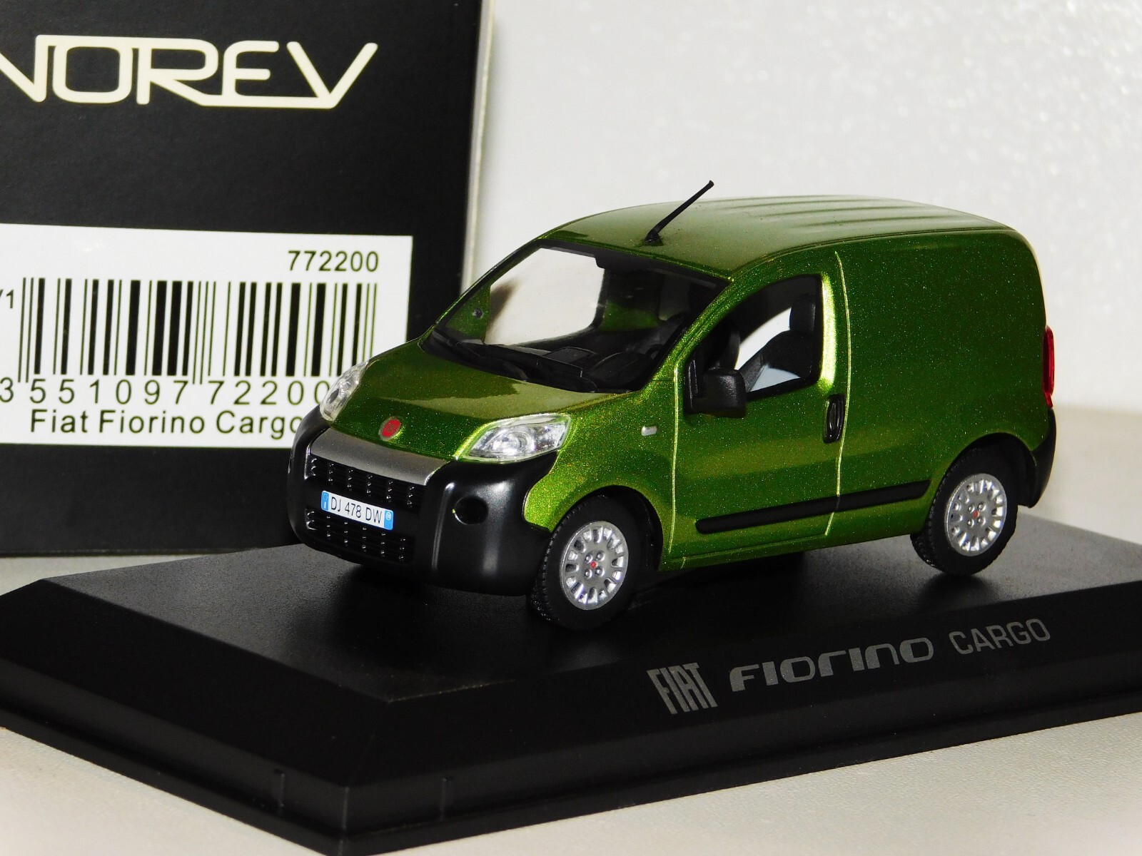 FIAT FIORINO CARGO MET. GREEN NOREV 772200 1/43 | eBay