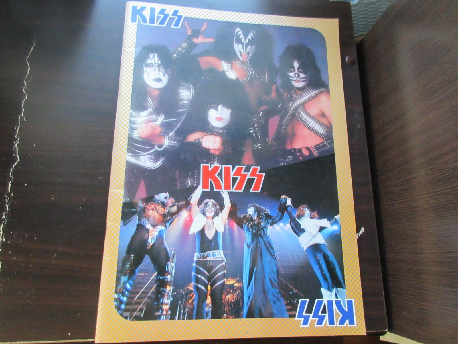 KISS 1978 Japan Tour Book Concert Program w Pasted Ticket Gene
