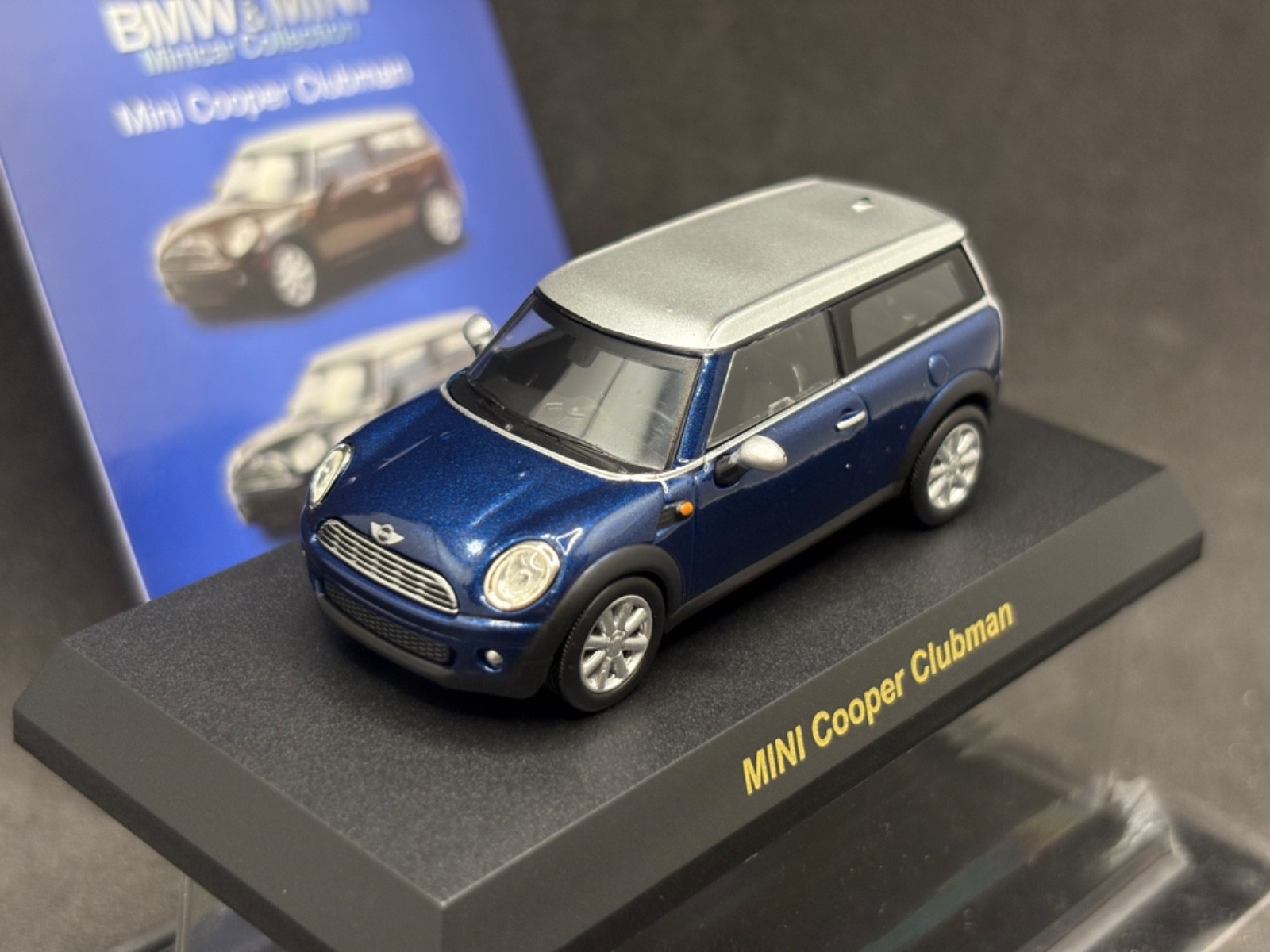 1/64 Kyosho BMW&MINI collection Mini Cooper Clubman Blue diecast