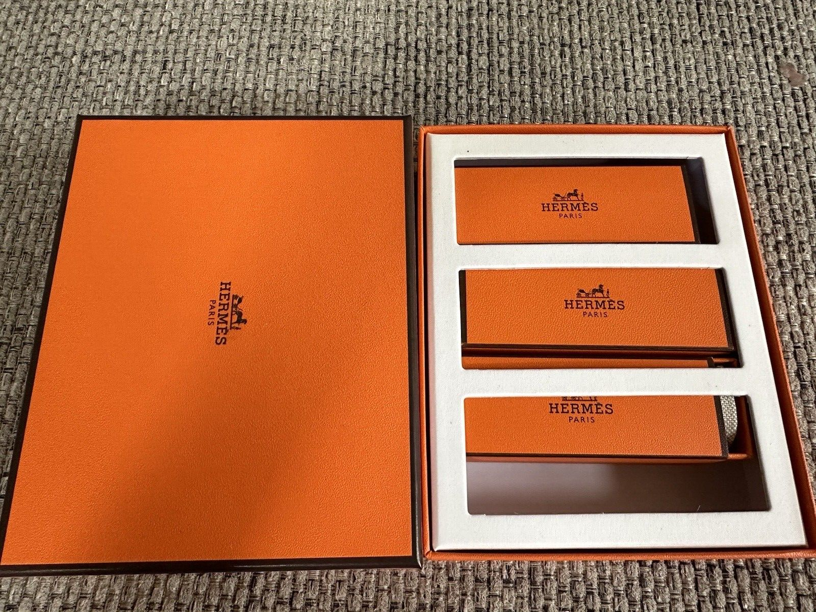 NEW HERMÈS Compose your own Rouge Hermès 3-lipstick gift set w
