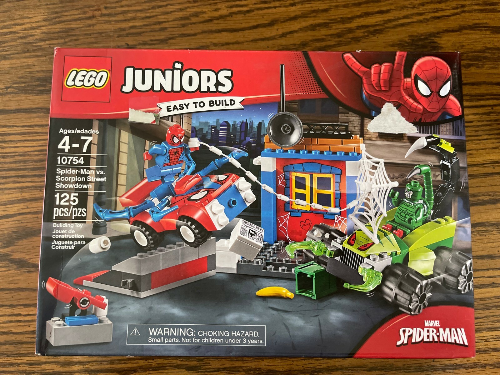 LEGO Juniors Marvel (10754) Spider-Man vs. Scorpion Street