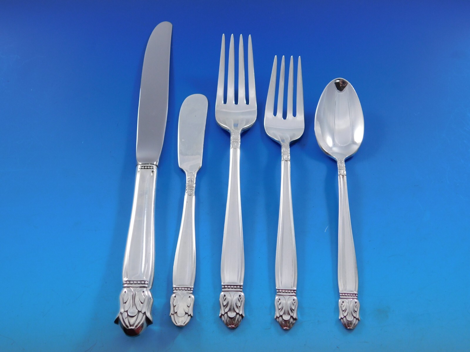 Danish Princess by Holmes & Edwards Silverplate Flatware Set 12