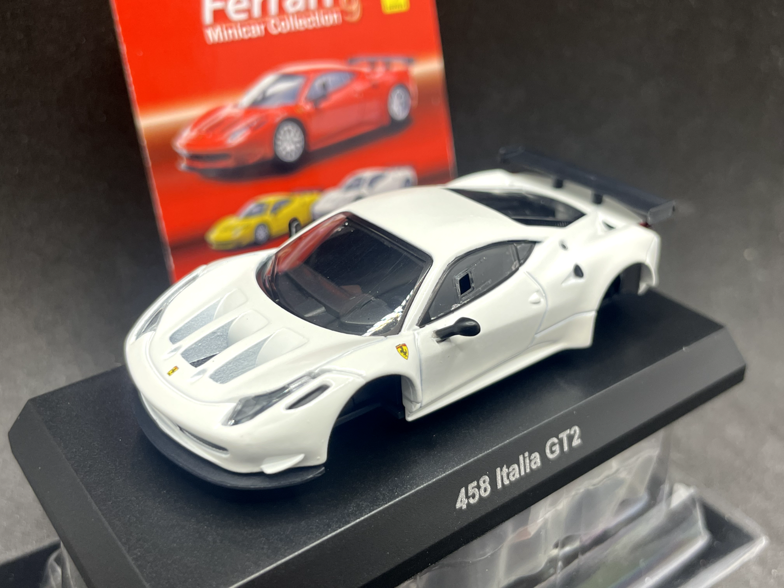 Kyosho 1/64 Ferrari collection 9 458 Italia GT2 White diecast
