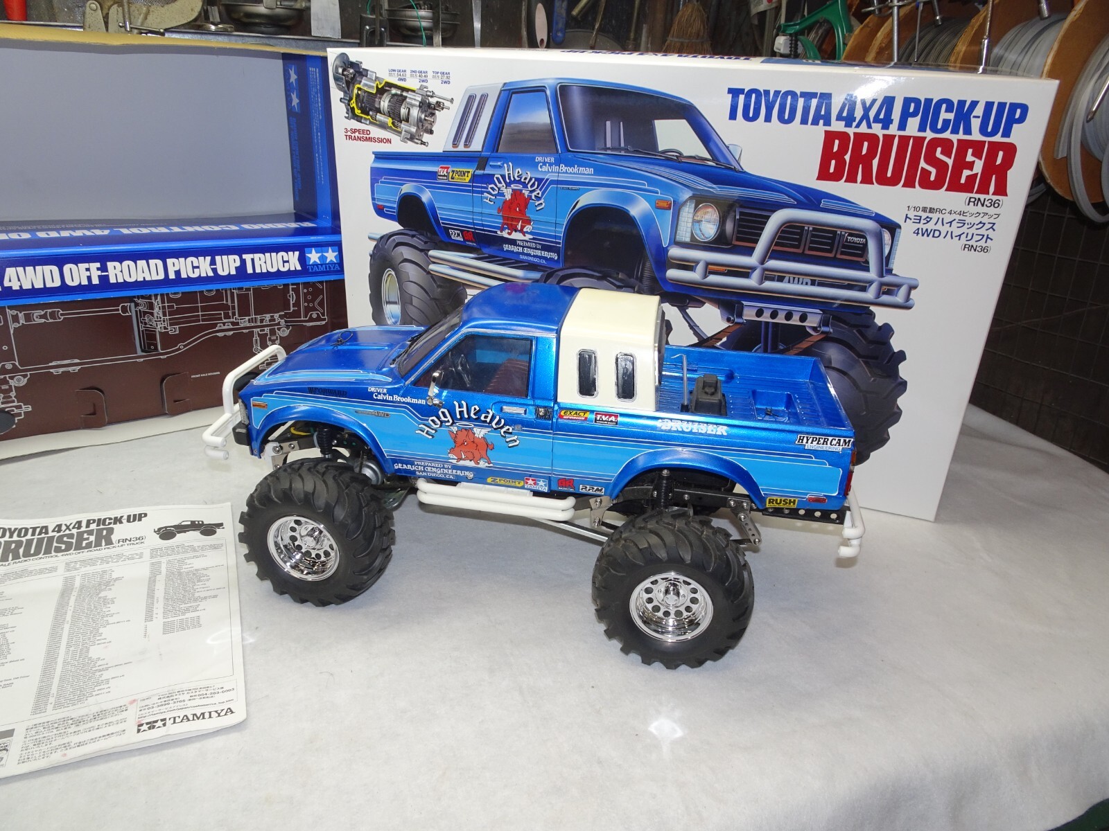 TAMIYA TOYOTA 4x4 BRUISER highly detailed Build Original Box