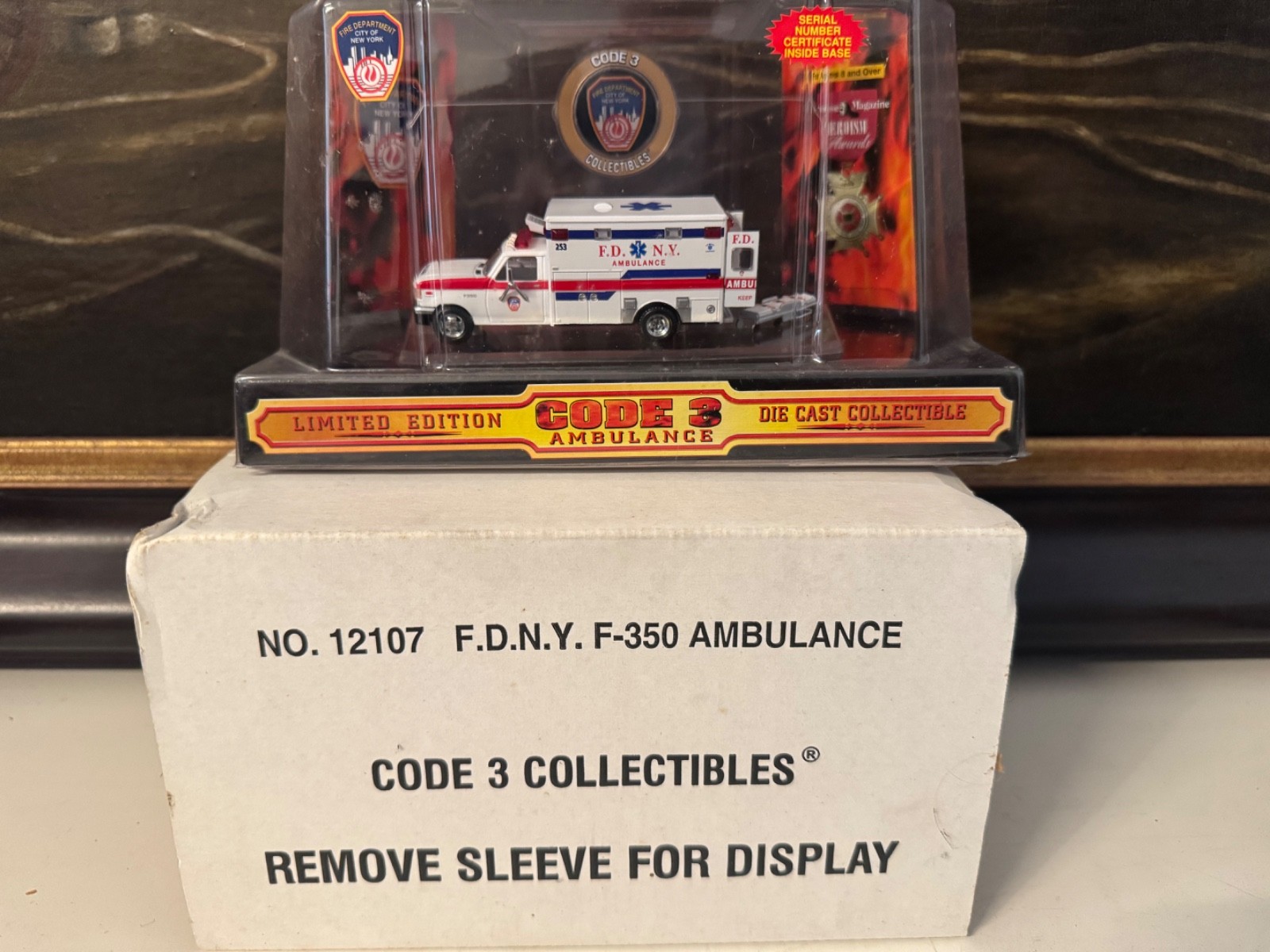 Code 3 #12107 Ford F-350 Ambulance FDNY Merger Transitional Colors