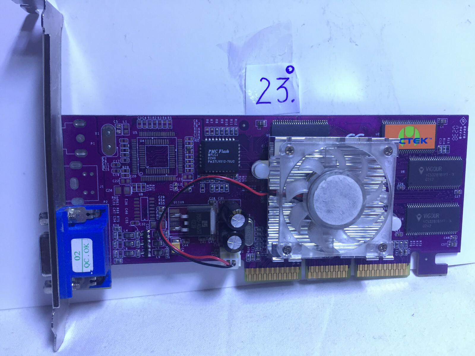 Octek Nvidia Geforce2 MX 400LP 64MB SDR AGP SDRAM Graphics Card PC