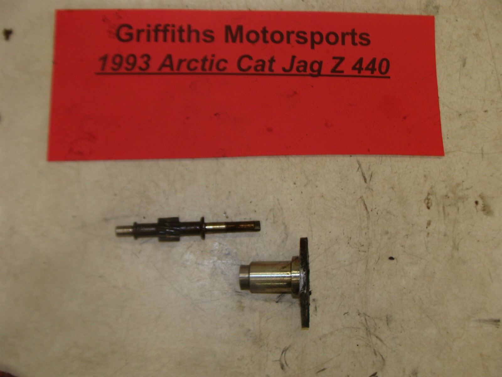 1993 ARCTIC CAT JAG Z 440 Deluxe oil oiler pump crank drive gear