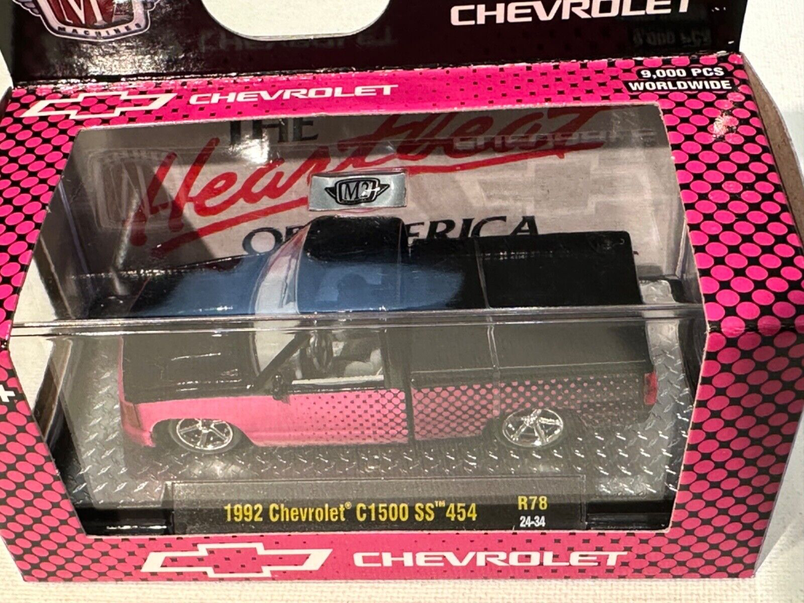 M2 Machines 1992 Chevrolet C1500 SS 454 Pink & Black | eBay