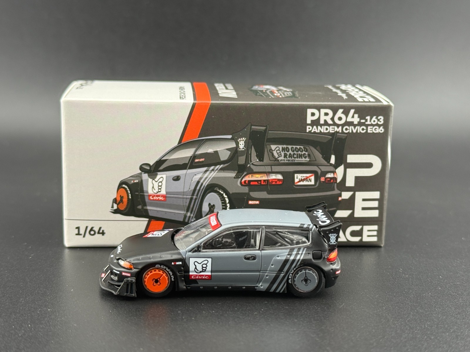 Pop Race Pandem Civic EG6 Kanjozoku 640163 1/64 | eBay