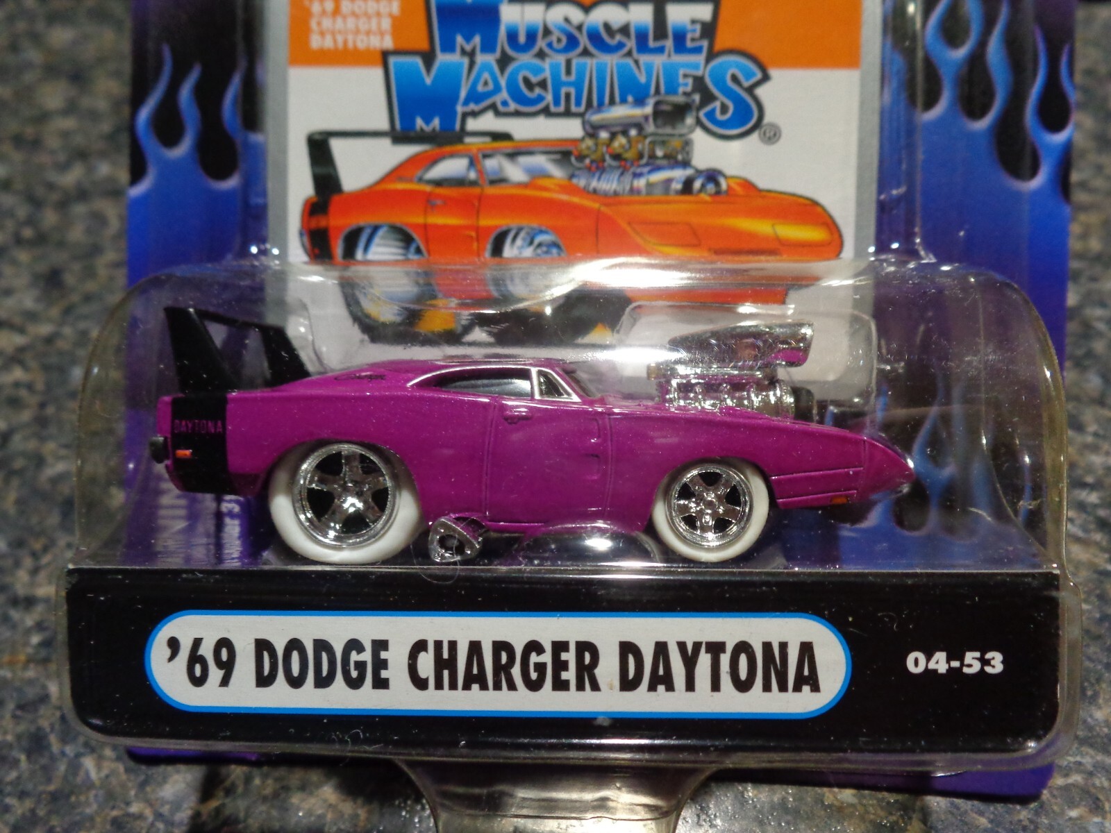 1969 DODGE CHARGER DAYTONA PURPLE WHITE TIRE LTD ED MUSCLE