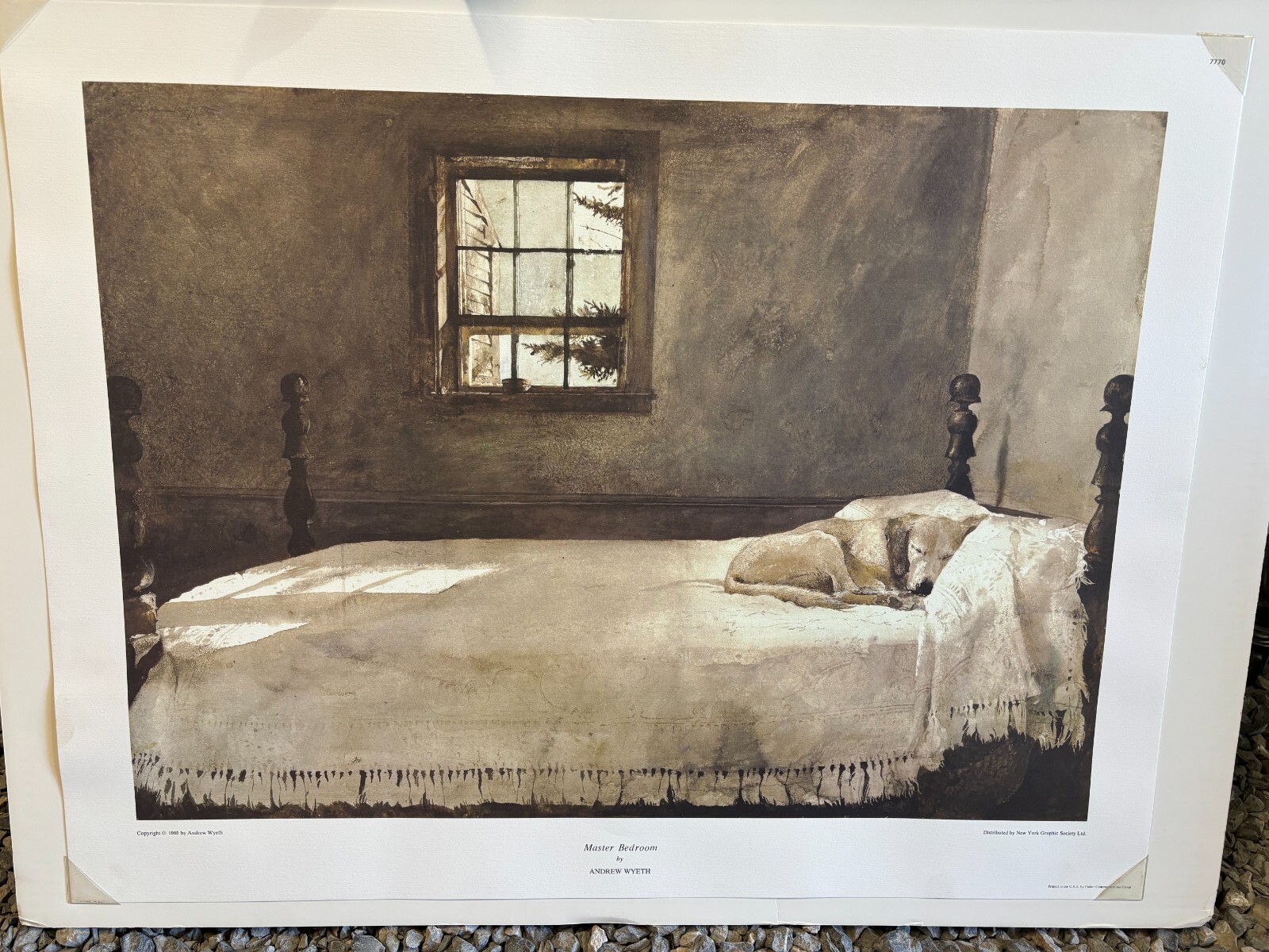 Andrew Wyeth: Master Bedroom 28x22 Archival Quality Fine Art Print