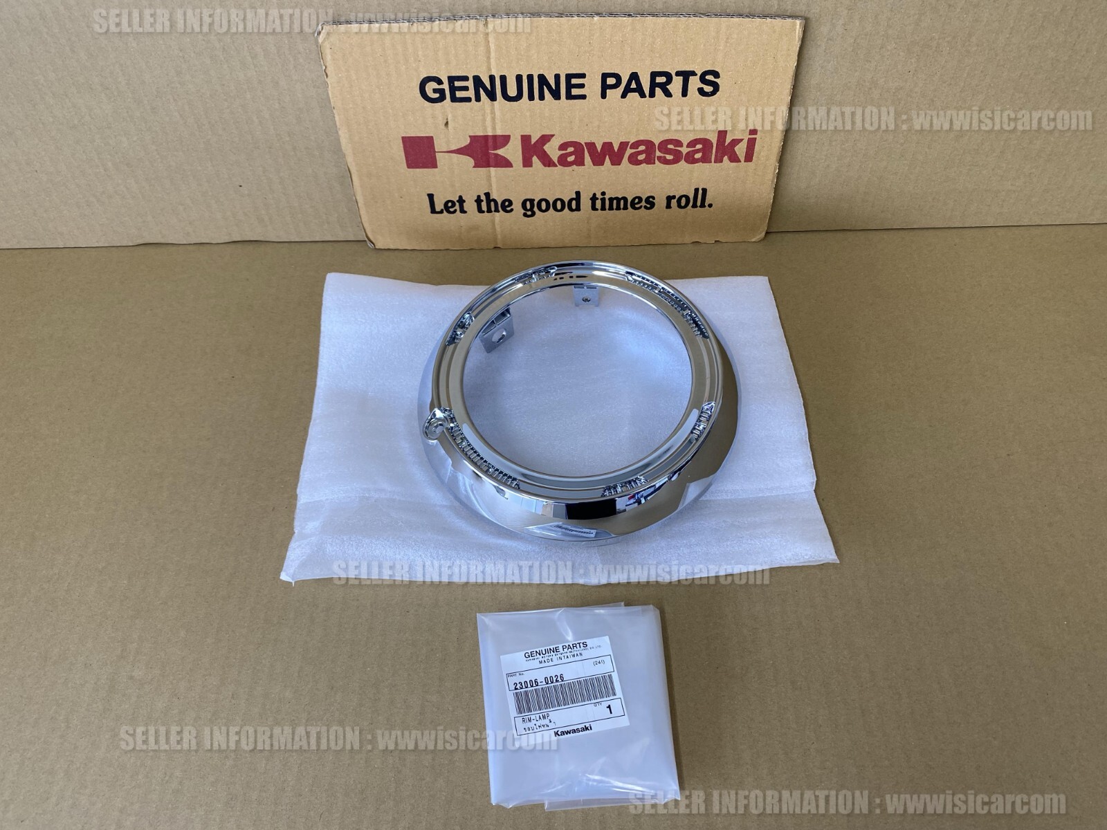 KAWASAKI Z650RS ABS 2022 - 2025 RIM-LAMP 23006-0026 chrome finish