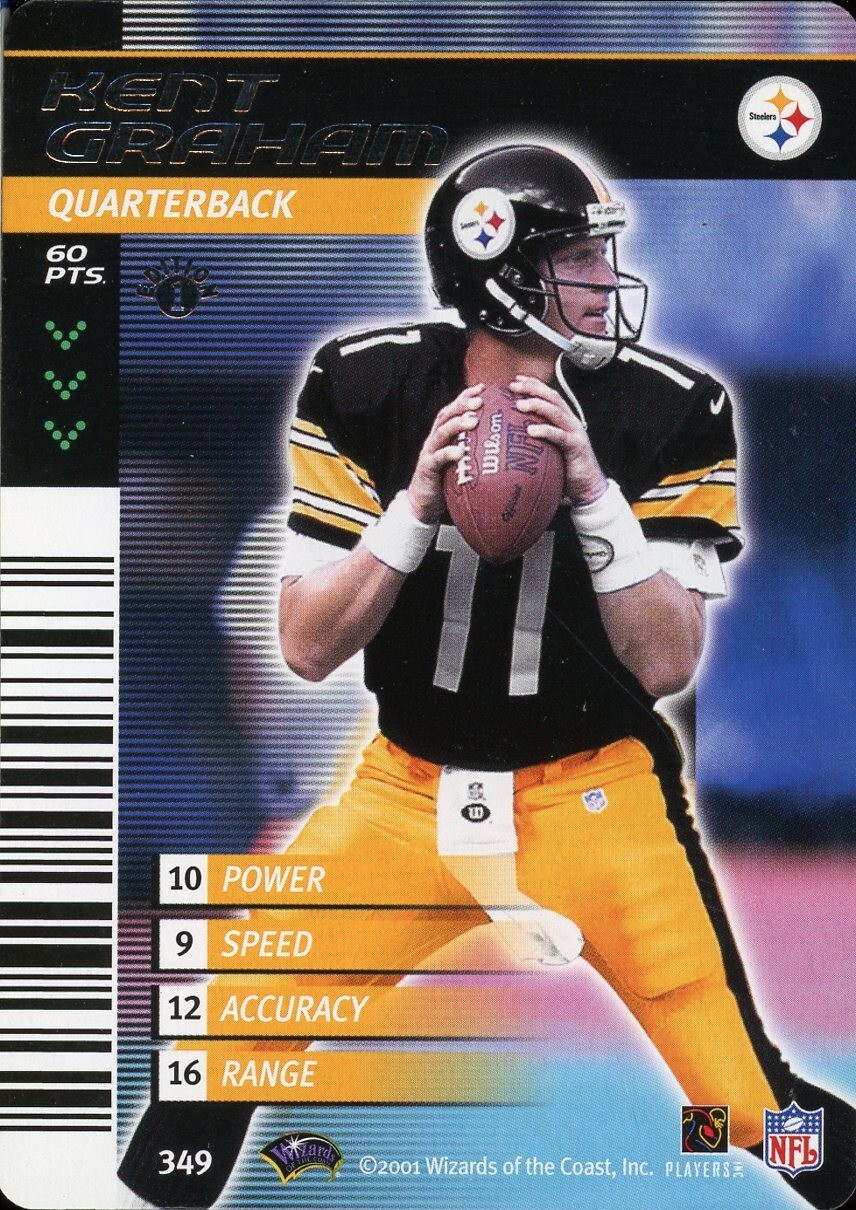 2002 NFL Showdown 1st Edition KENT GRAHAM STEELERS #349 | eBay