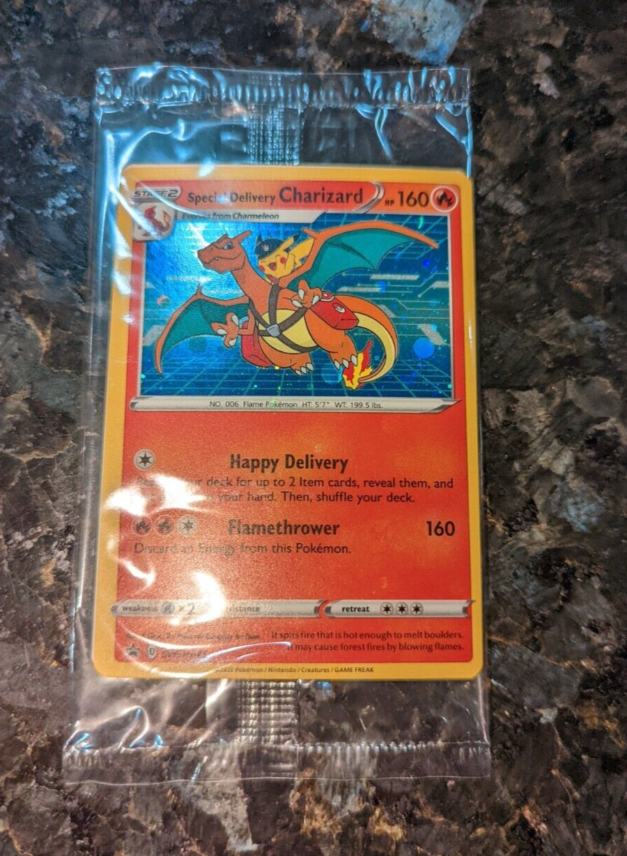 Special Delivery Charizard Promo Card SWSH 075 Pokemon Center