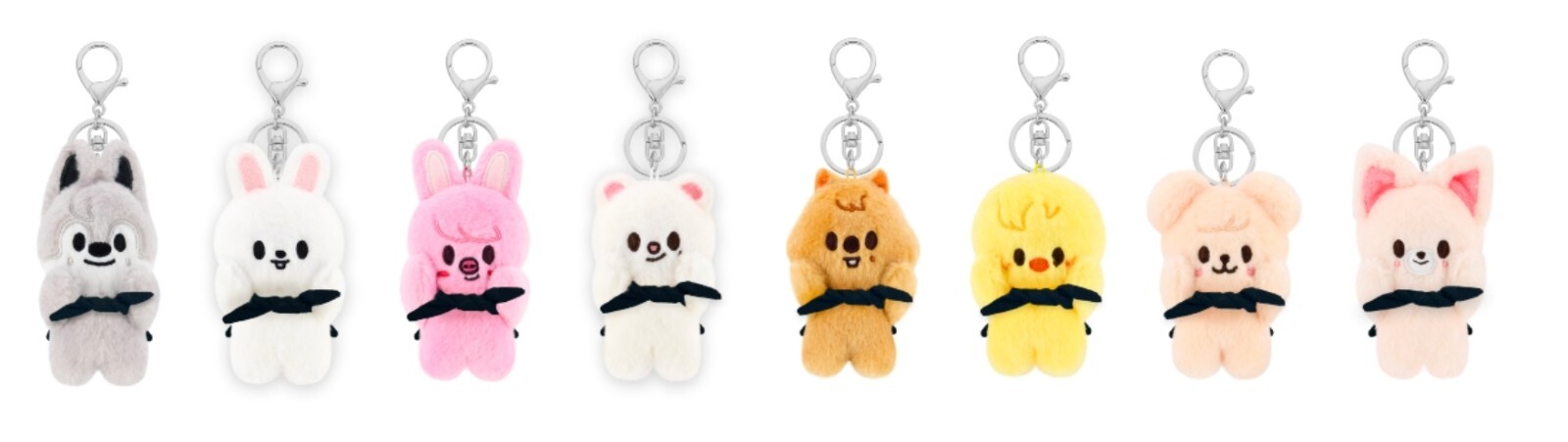 STRAY KIDS SKZOO MAGNET PLUSH KEYRING BABY ve World Tour dominATE