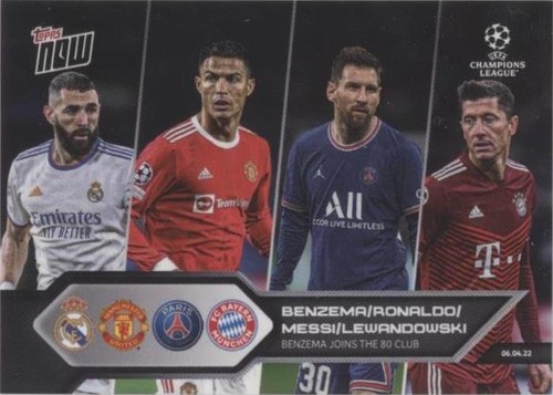 2022-23 Topps Finest UCL Prized Footballers Lionel Messi