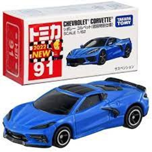 Takara Tomy Tomica No.91 Chevrolet Corvette 1/62 1st | eBay