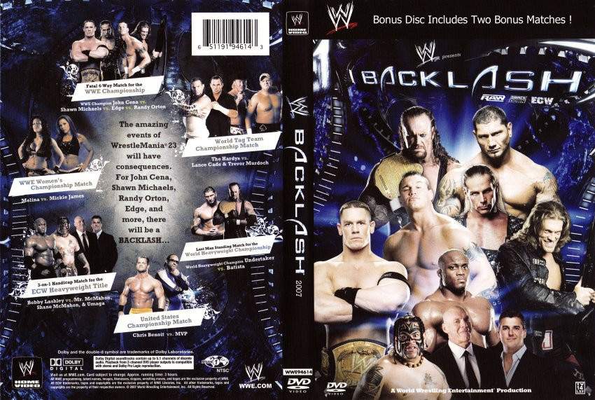 Official WWE - Backlash 2007 (Pre-Owned DVD) | eBay
