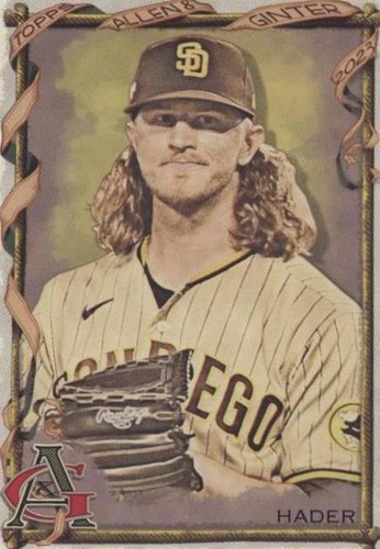 2020 Topps Allen & Ginter Chrome #219 Josh Hader Green REFRACTOR