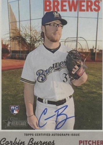 Corbin Burnes CHROME 2025 Topps Heritage #140 | eBay