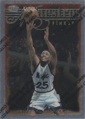 1996-97 Topps Finest Uncommon Silver Refractor Nick Anderson #106