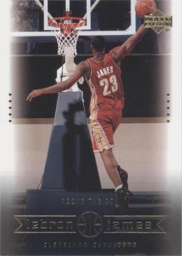 2003-04 Upper Deck Standing O LeBron James # 85 Rookie Card RC PSA