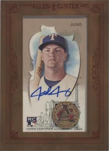 Josh Jung - 2023 Topps Allen & Ginter Rookie Design Variation #RDV
