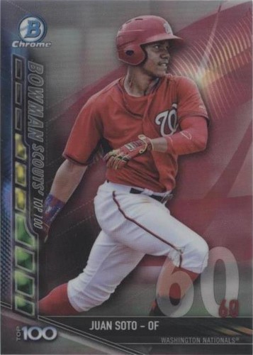 2018 Bowman - Bowman Scouts' Top 100 #BTP-44 Juan Soto (RC) | eBay