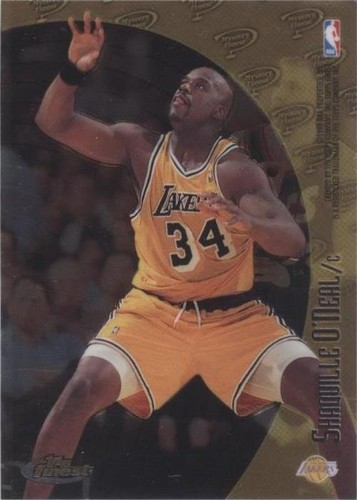 1995-96 Topps Finest Mystery #M22 Shaquille O'Neal Orange Border
