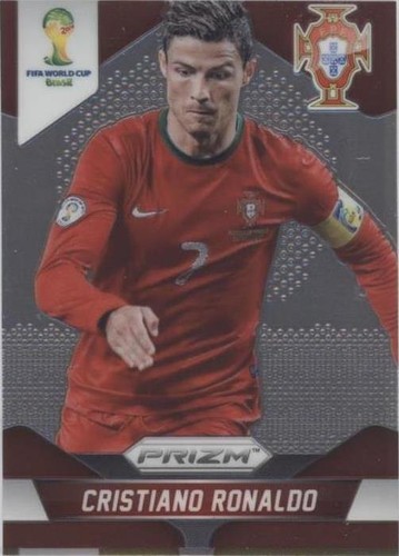 2018 PANINI PRIZM WORLD CUP #154 CRISTIANO RONALDO SILVER PRIZM