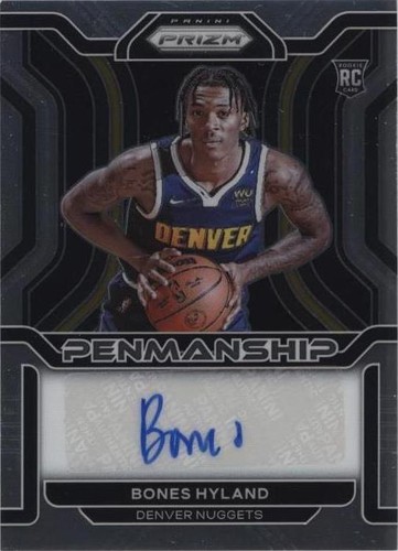 2021-22 Panini Prizm Bones Hyland Rookie #302 RC Denver Nuggets | eBay