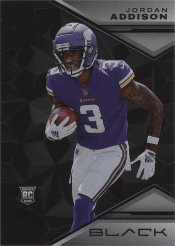 2023 Panini Obsidian Black Color Blast #7 Jordan Addison PSA 10